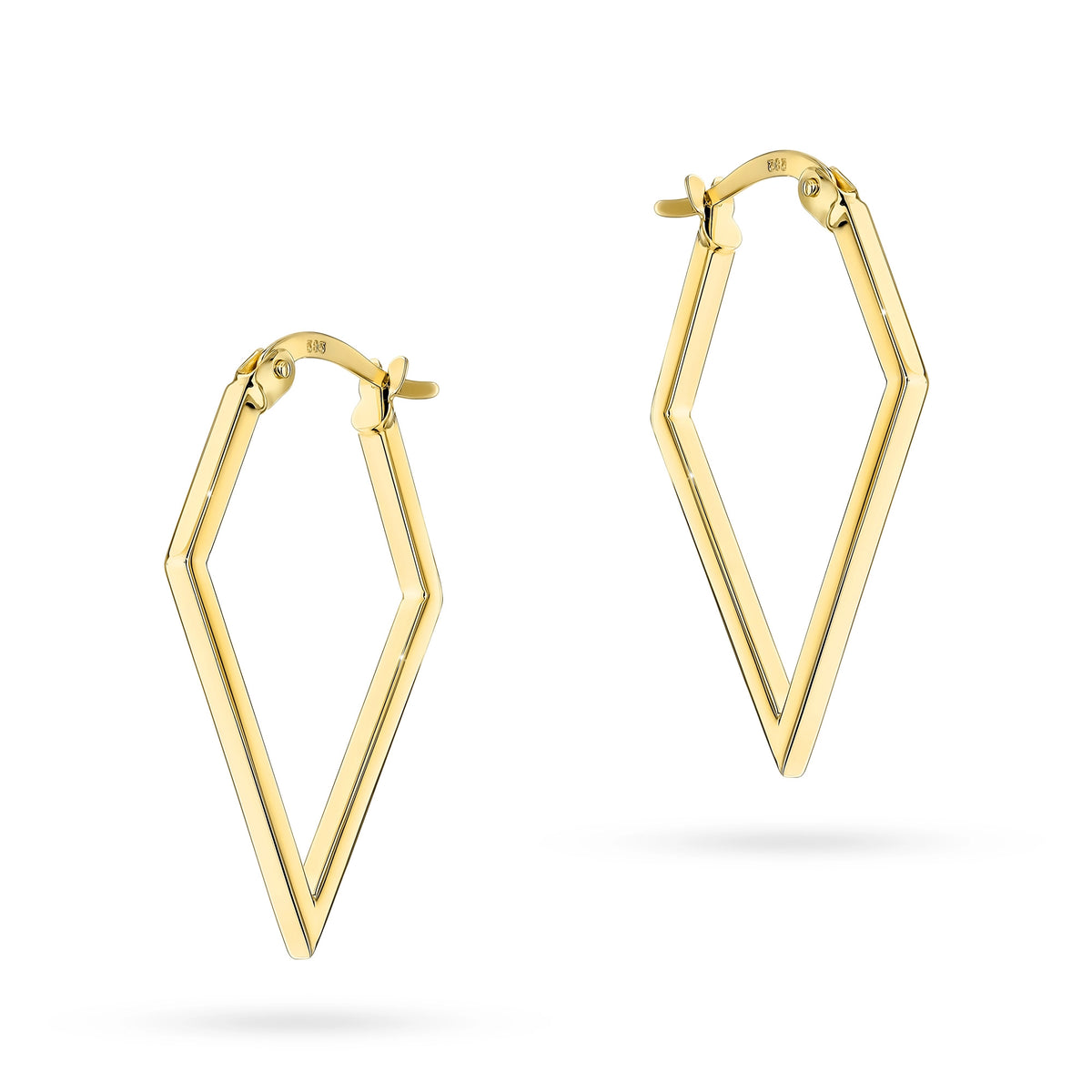 goldene Kreolen-Ohrringe k-gw-740-585