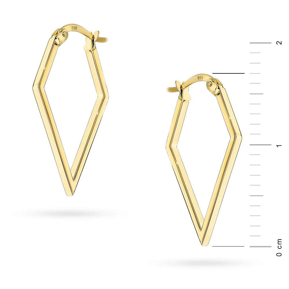goldene Kreolen-Ohrringe k-gw-740-585