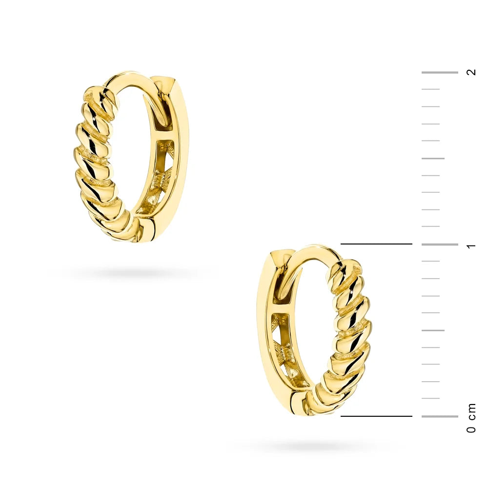 goldene Kreolen-Ohrringe k-gw-892-585