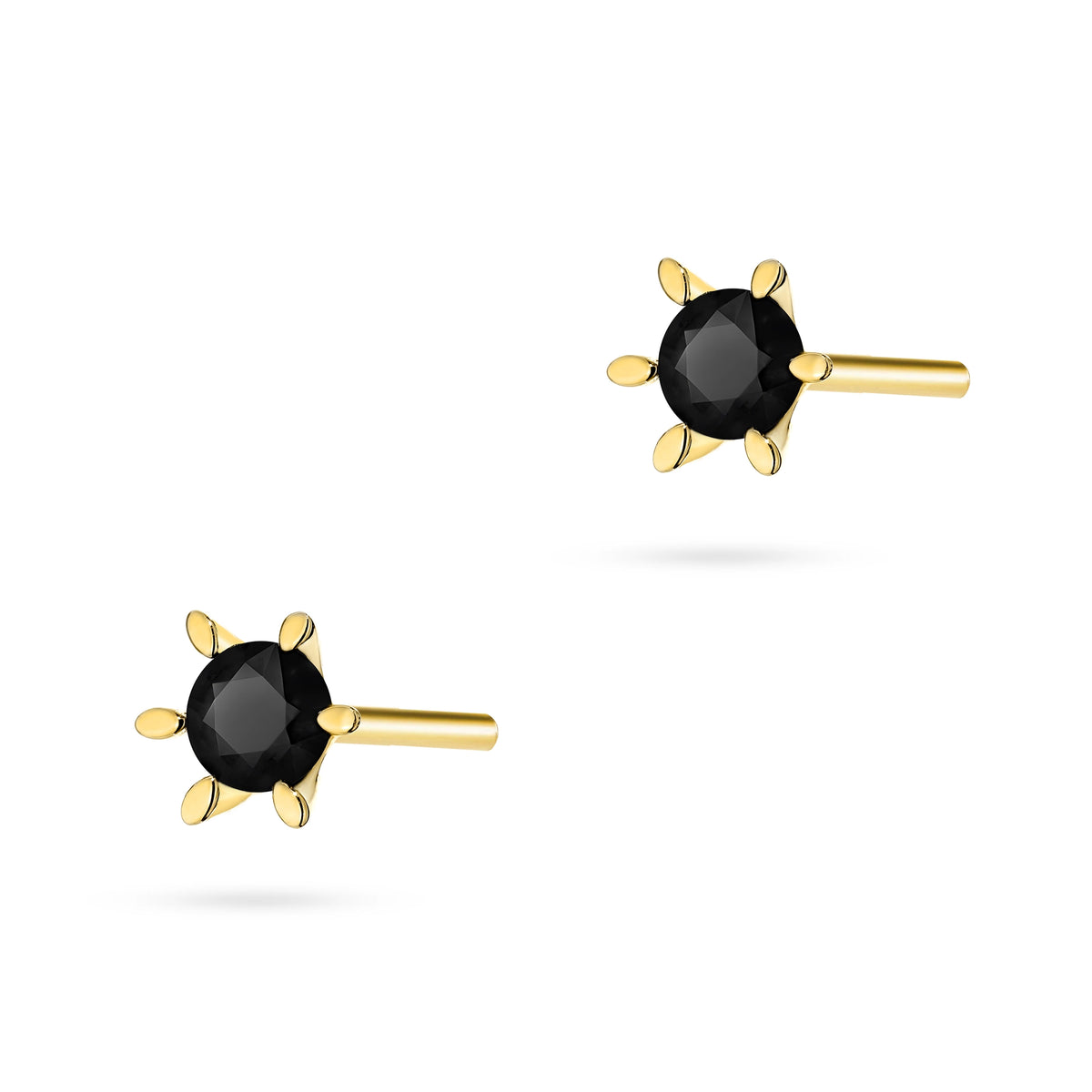 goldene Ohrstecker mit Zirkonia k gw 900 585