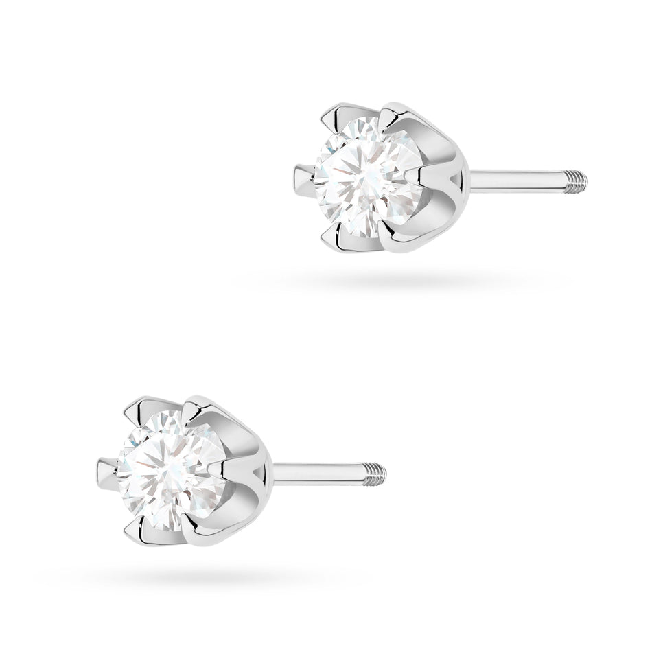 Gold Earrings with 0.30ct Diamonds