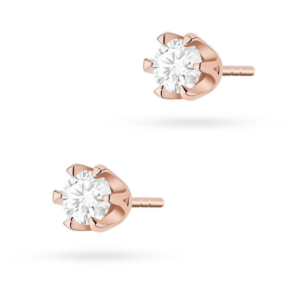 Goldohrringe mit 0,30 ct Lab-grown Diamanten