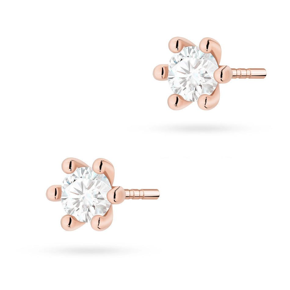 Gold Earrings with 0.30ct Diamonds