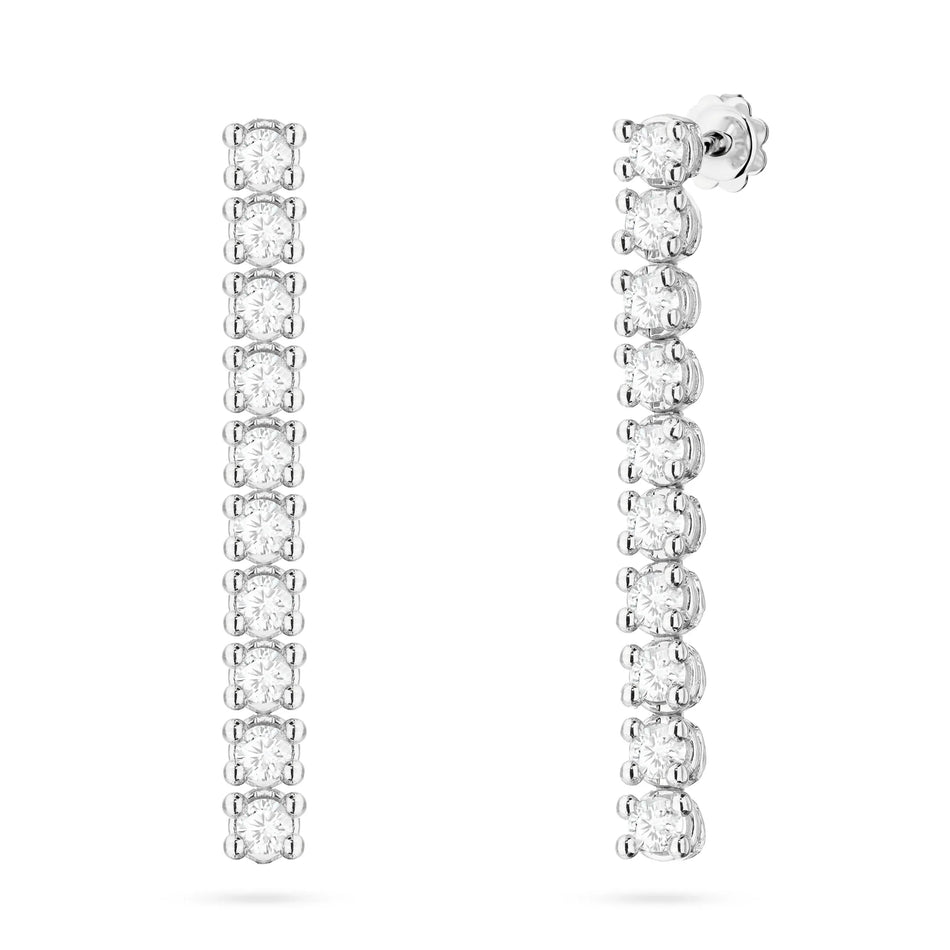 Goldohrringe mit 0,8 ct Labor-Diamanten