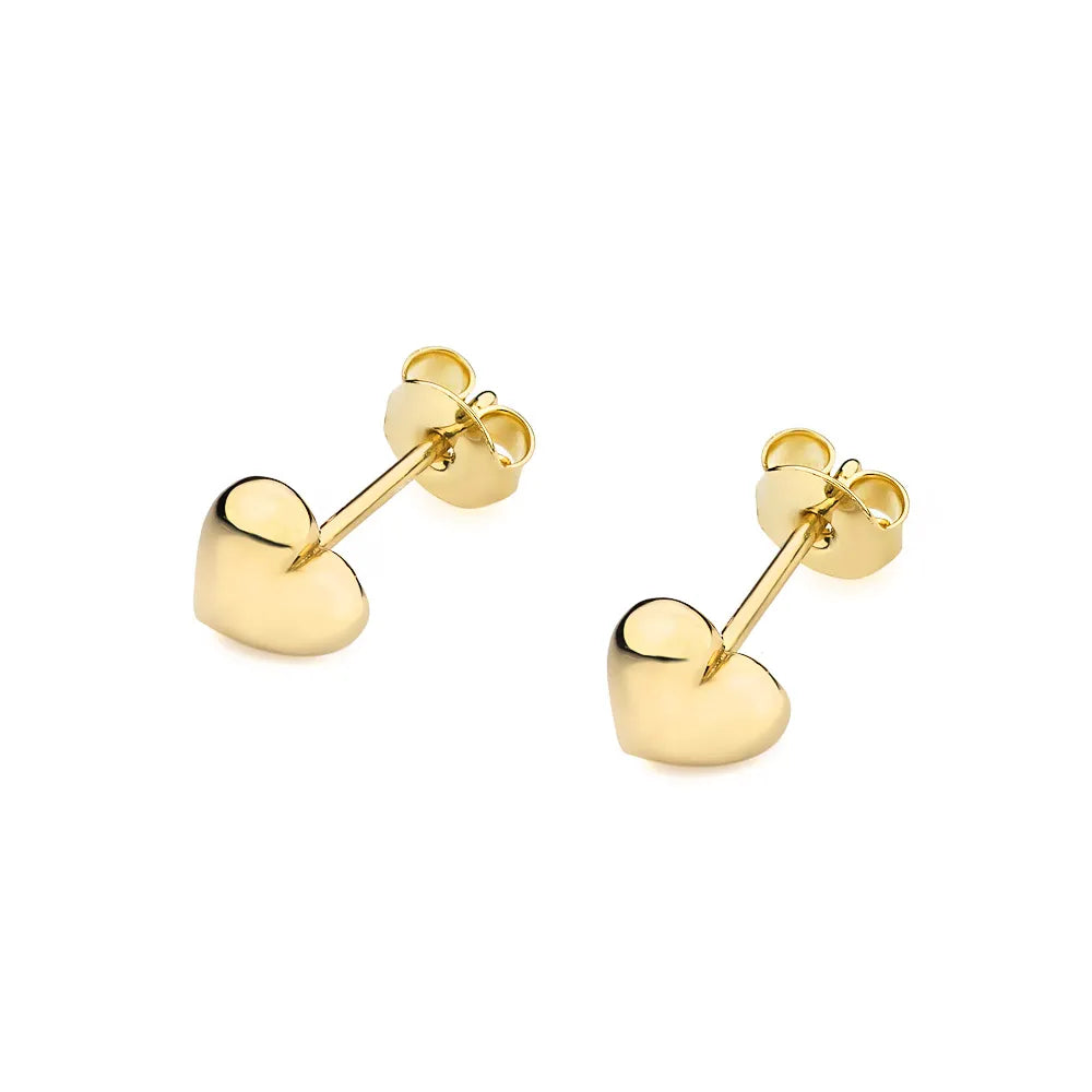 goldene Ohrstecker Herzen k042 333