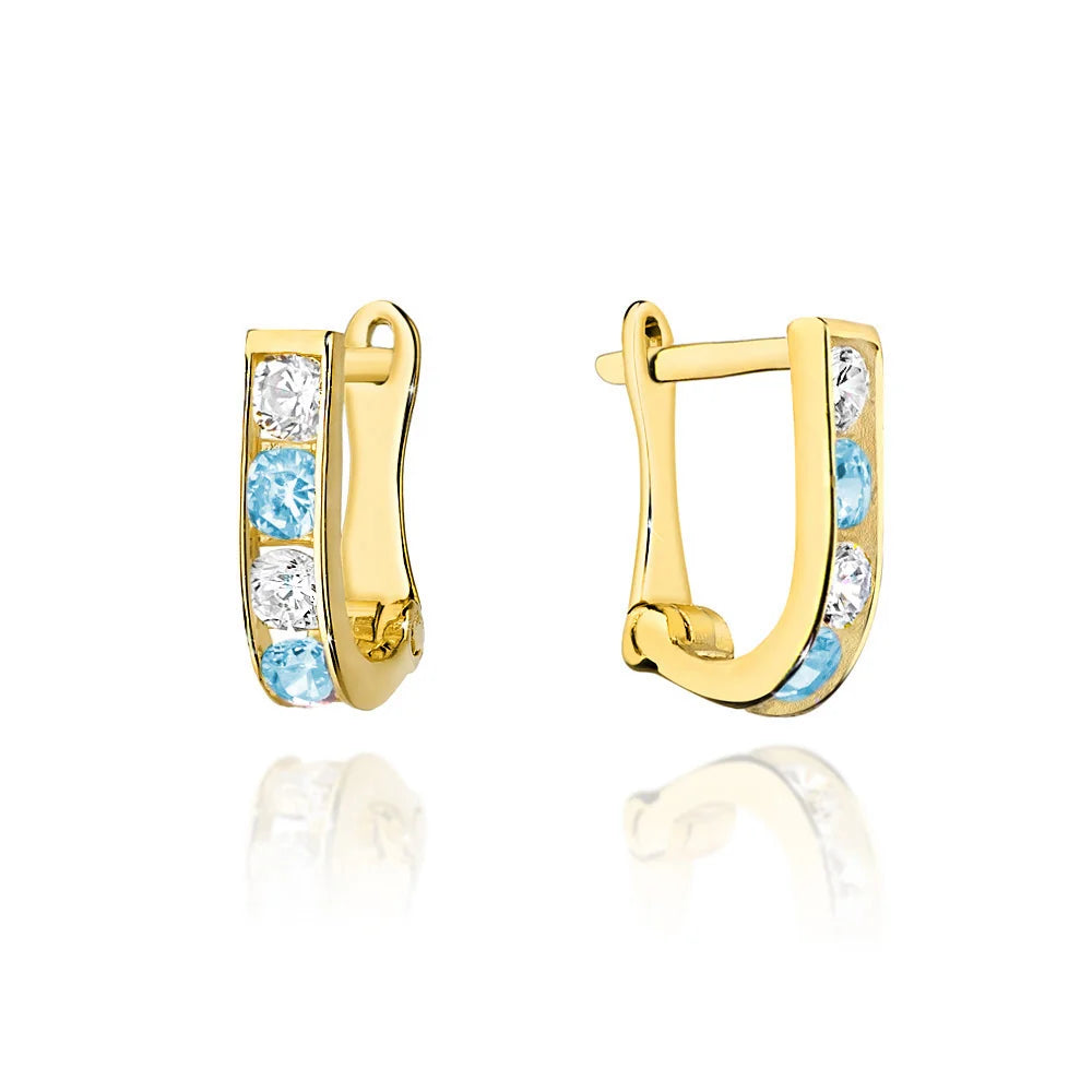 children-s-gold-english-clasp-earrings-with-zirconia-k054-14k-585