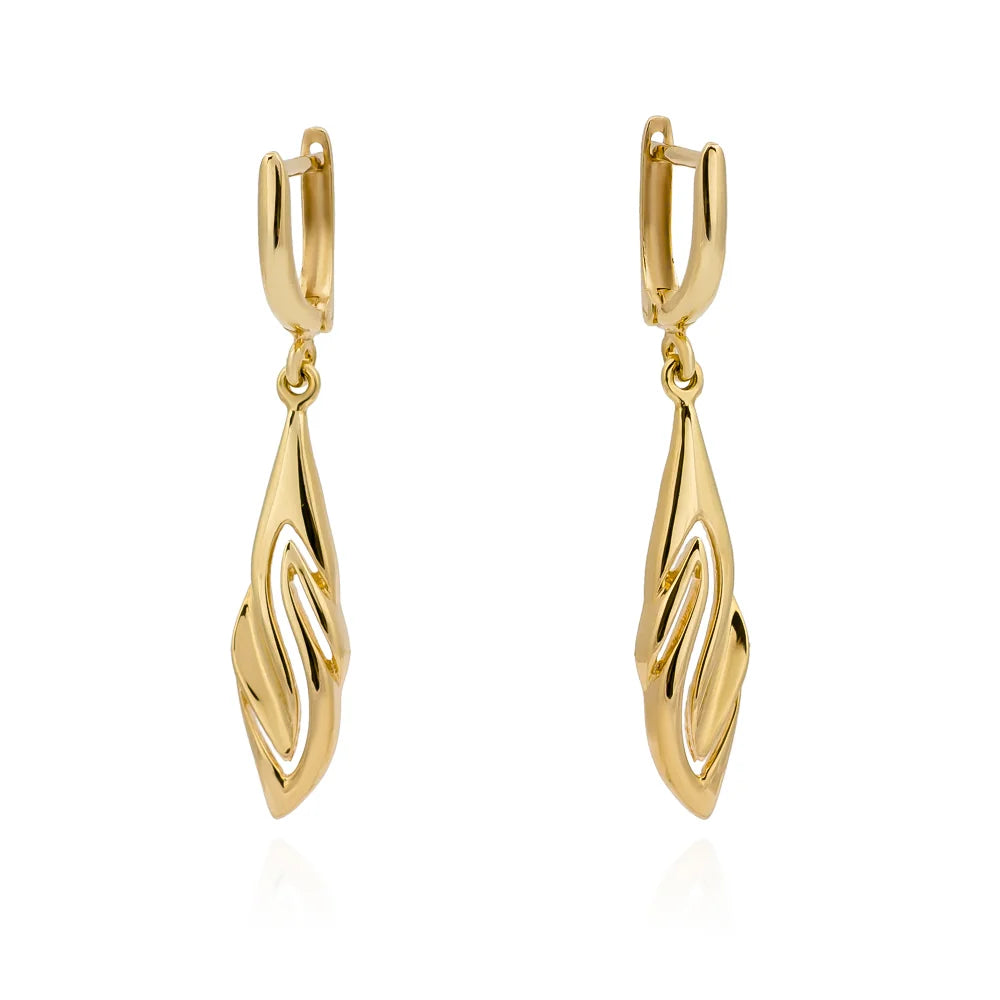 gold-english-clasp-earrings-k091-14k-585