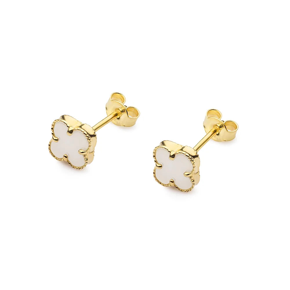 goldene-Stecker-Ohrringe-glücklich-k105-14k-585-b
