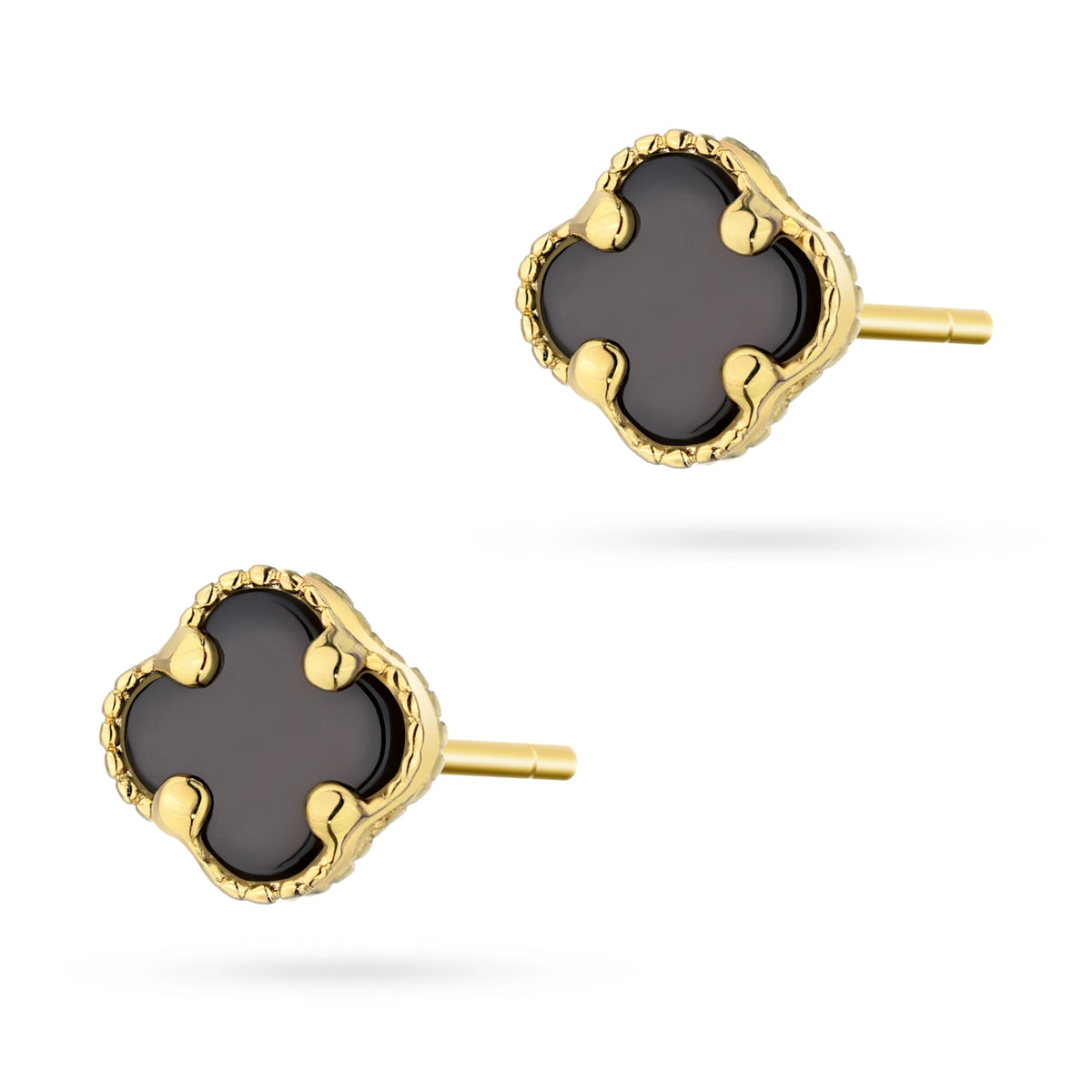schwarze-glücksklee-stecker-goldohringe-k1302-585