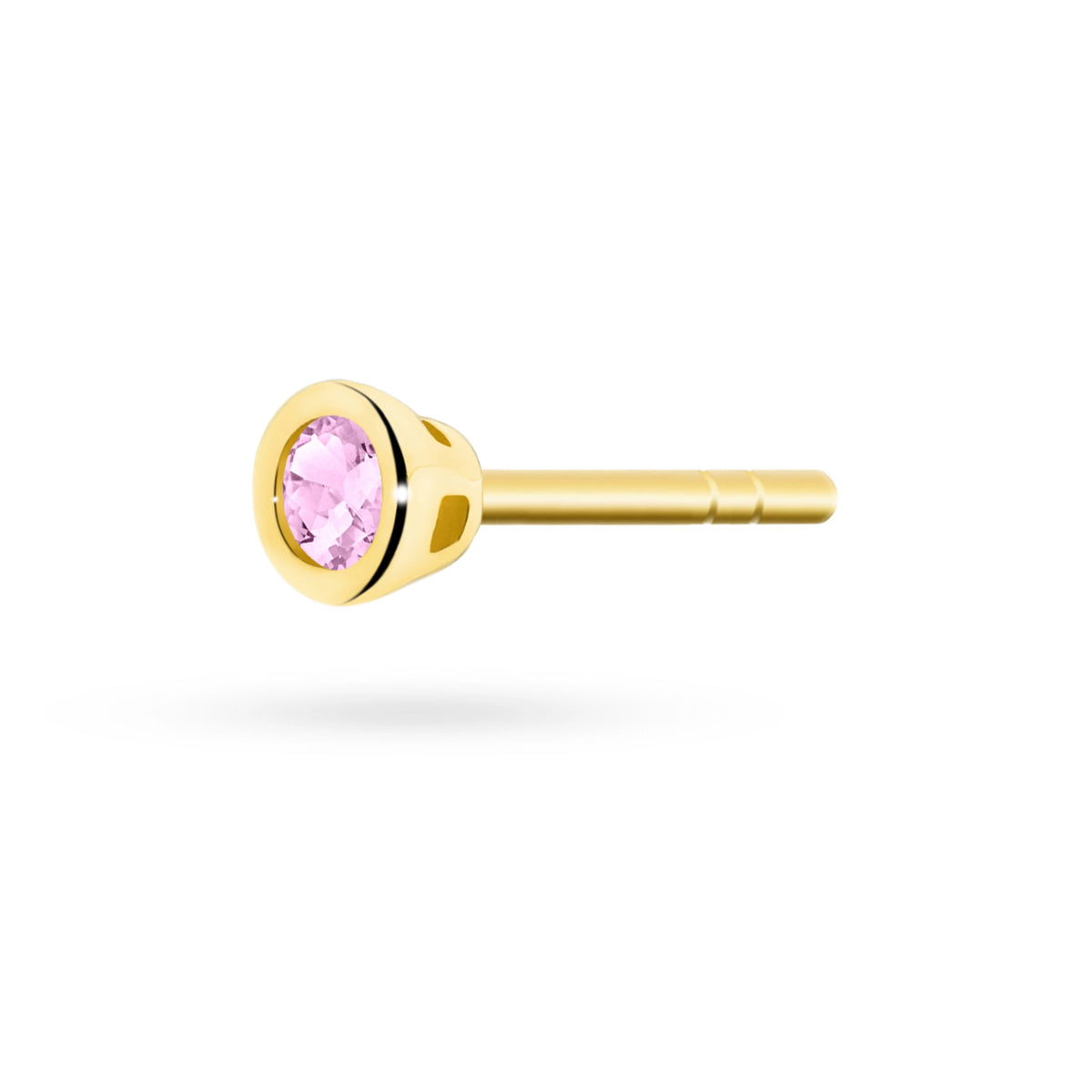 Ohrstecker aus Gold mit Zirkonia k1333 14k 585 r solo