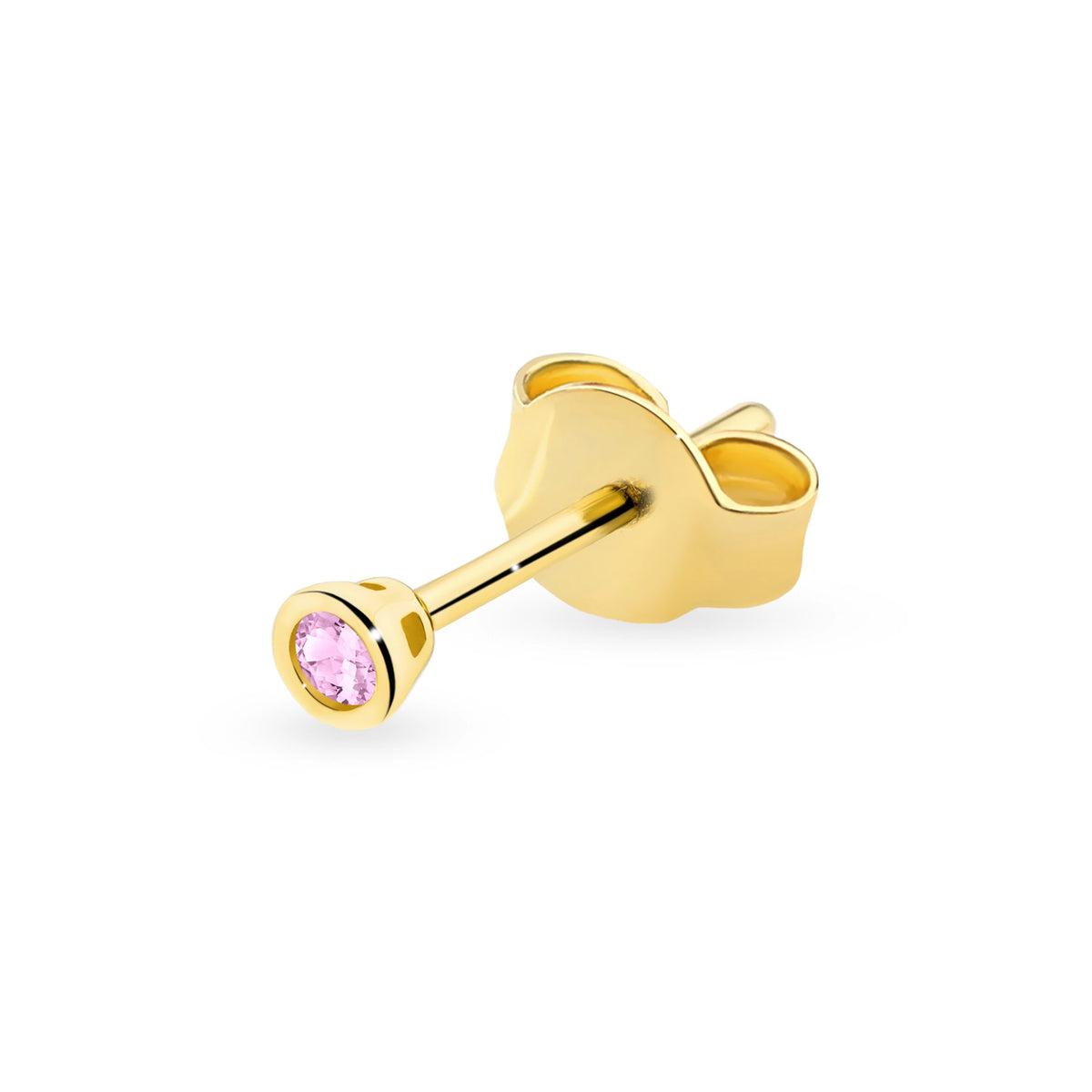 Ohrstecker aus Gold mit Zirkonia k1333 14k 585 r solo