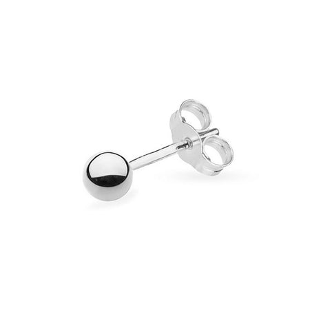 single-silver-stud-bead-earring