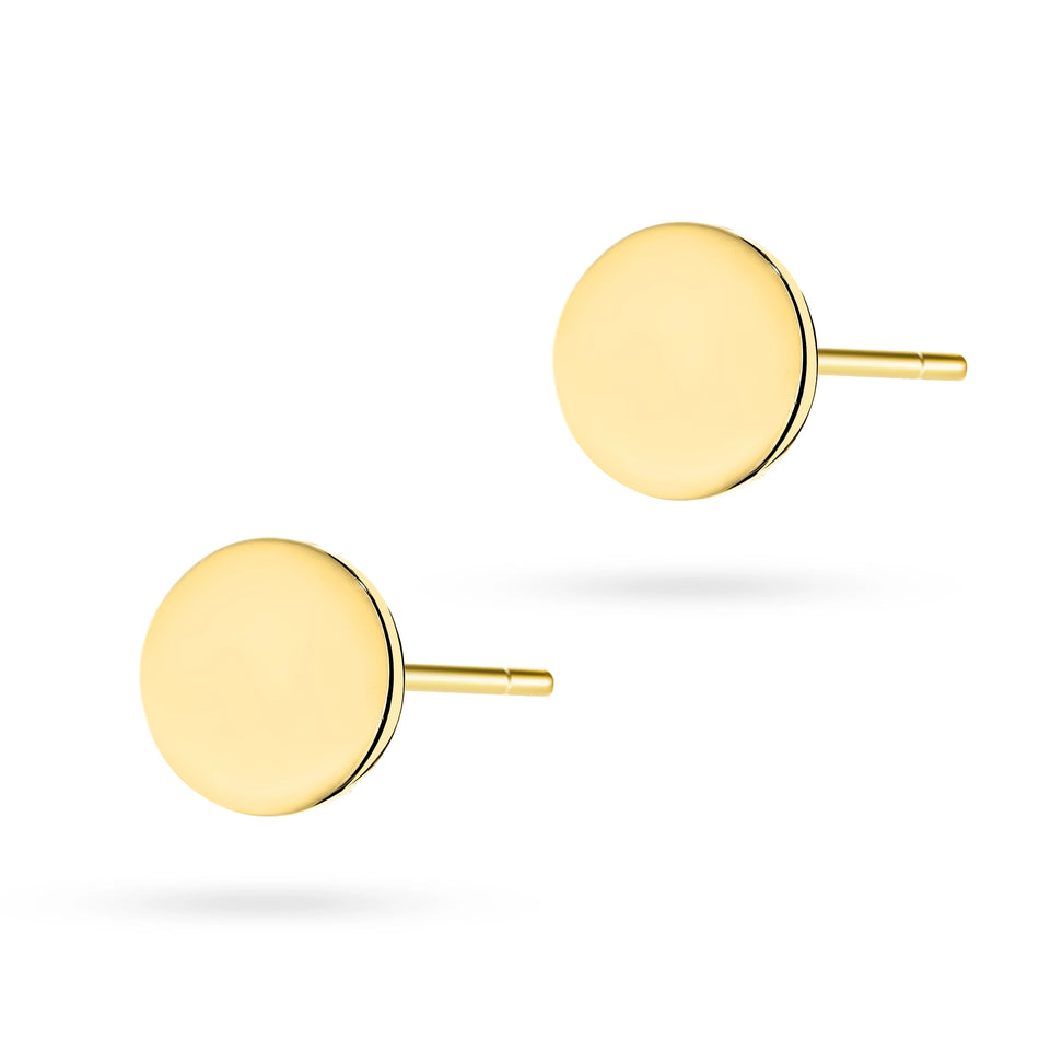 classic-round-flat-stud-gold-earrings-k1705-585