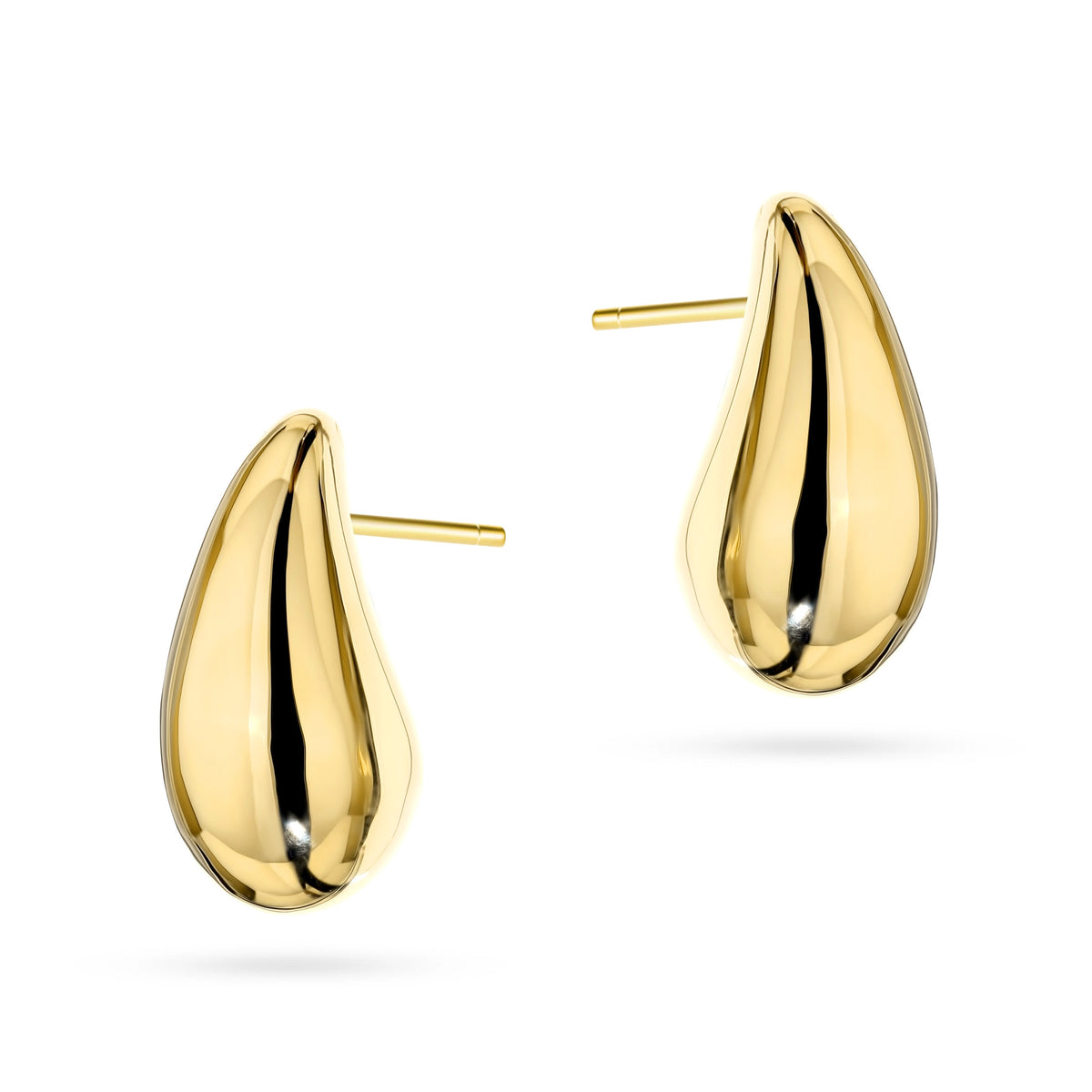 goldene Ohrstecker mit Tropfen k1765 14k 585