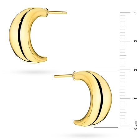 goldene Ohrstecker geometrisch k1767 14k 585