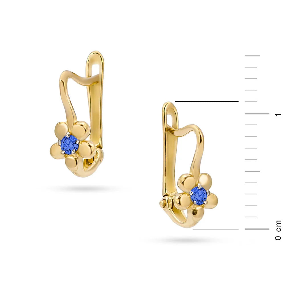 children-s-gold-english-clasp-earrings-with-zirconia-k611-14k-585