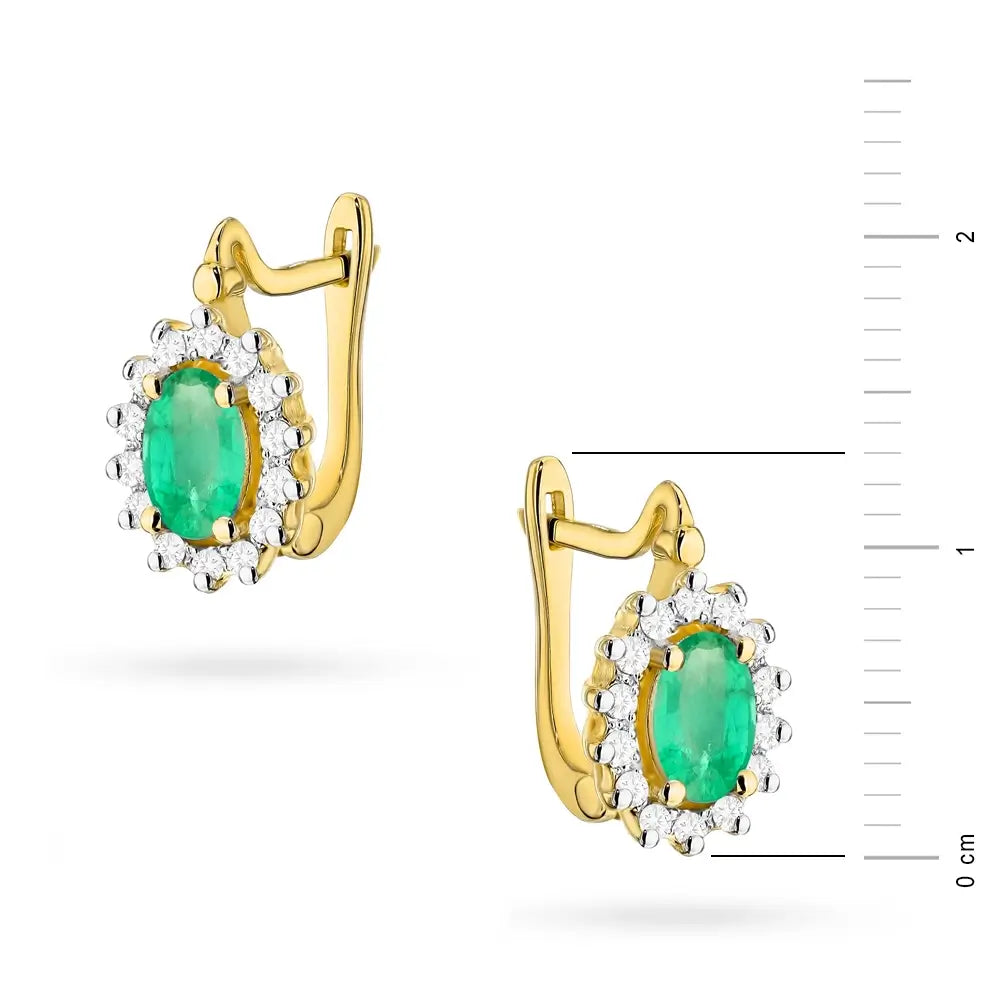 gold-earrings-with-emeralds-and-diamonds