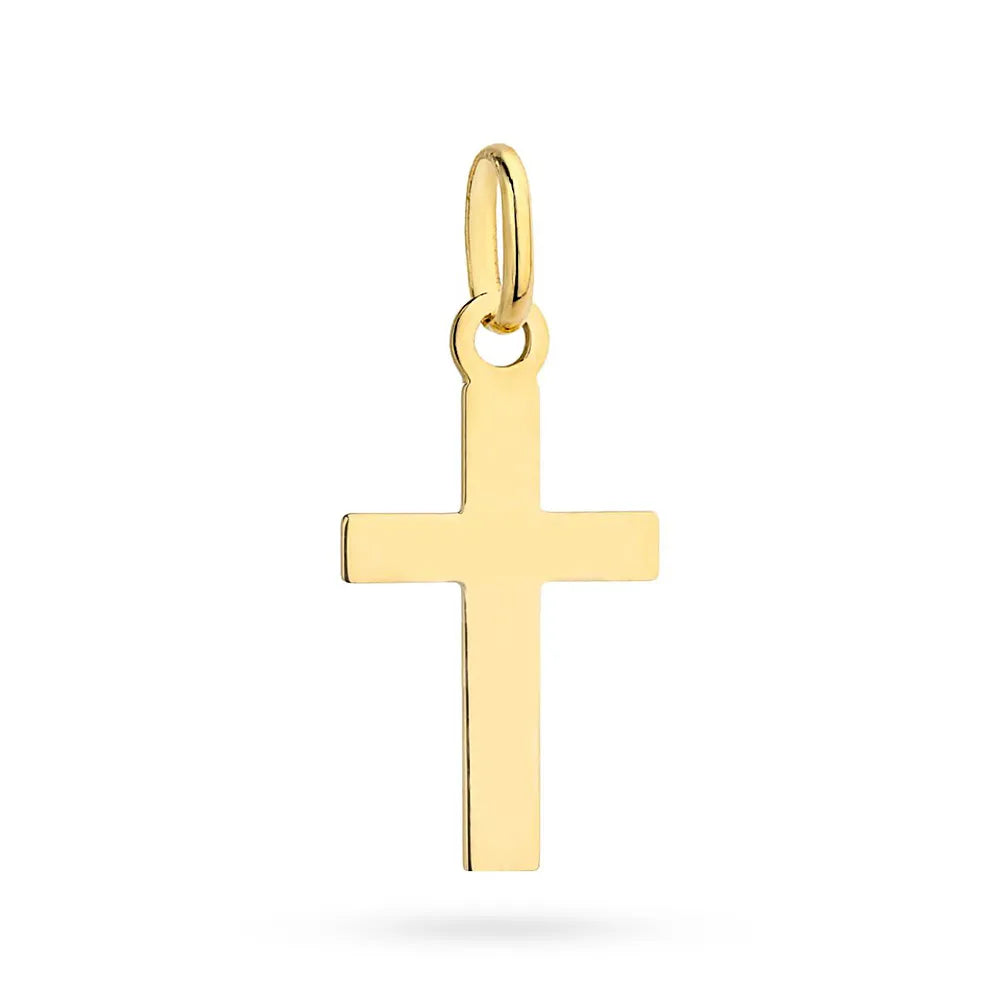 goldenes Kreuzanhänger mit gekreuzigtem Jesus Christus kr-gw-024-585