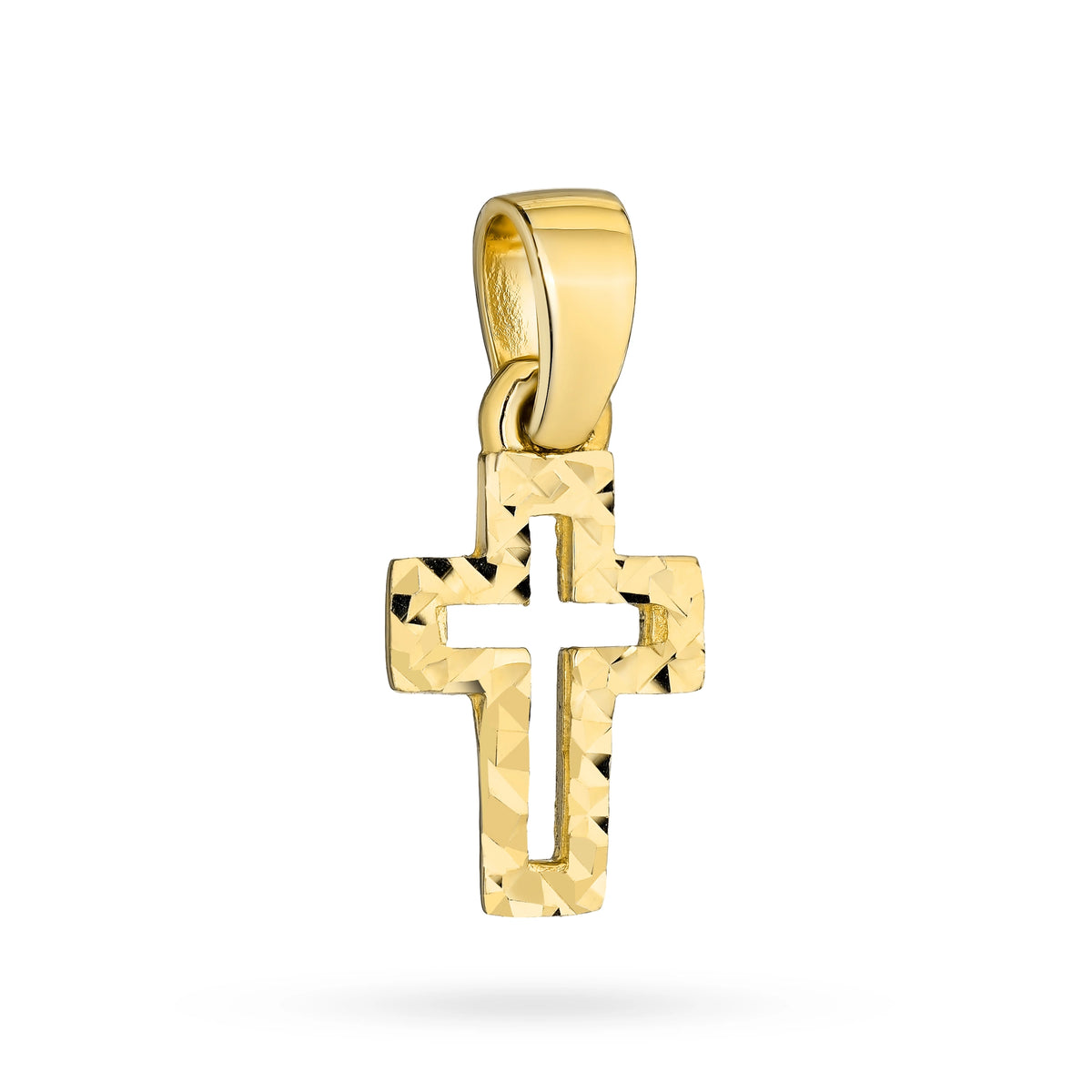 goldenes Kreuzanhänger mit dem Heiligen Geist kr-gw-066-585