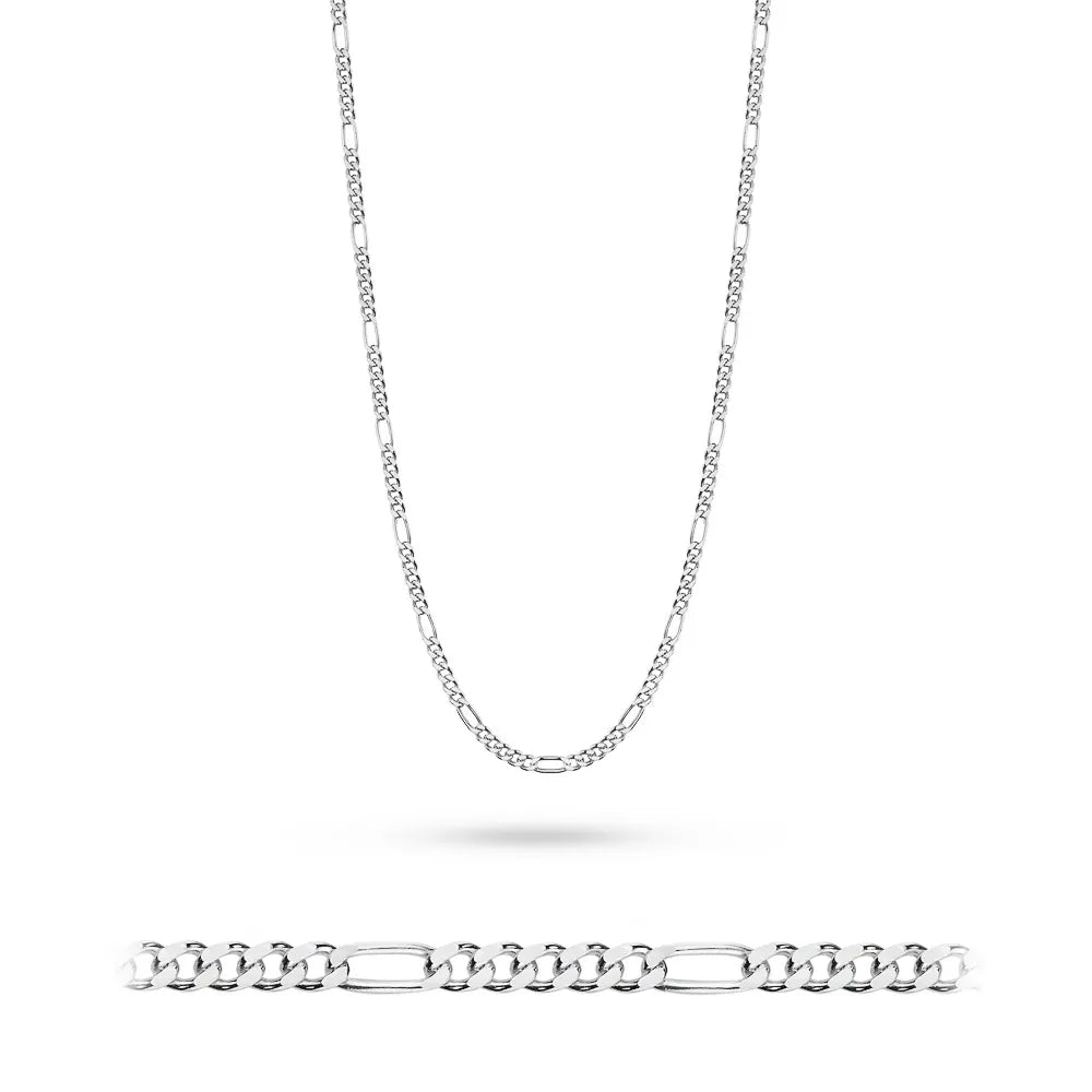 Herren-Silber-Figaro-Kette-1,9mm-l095-925