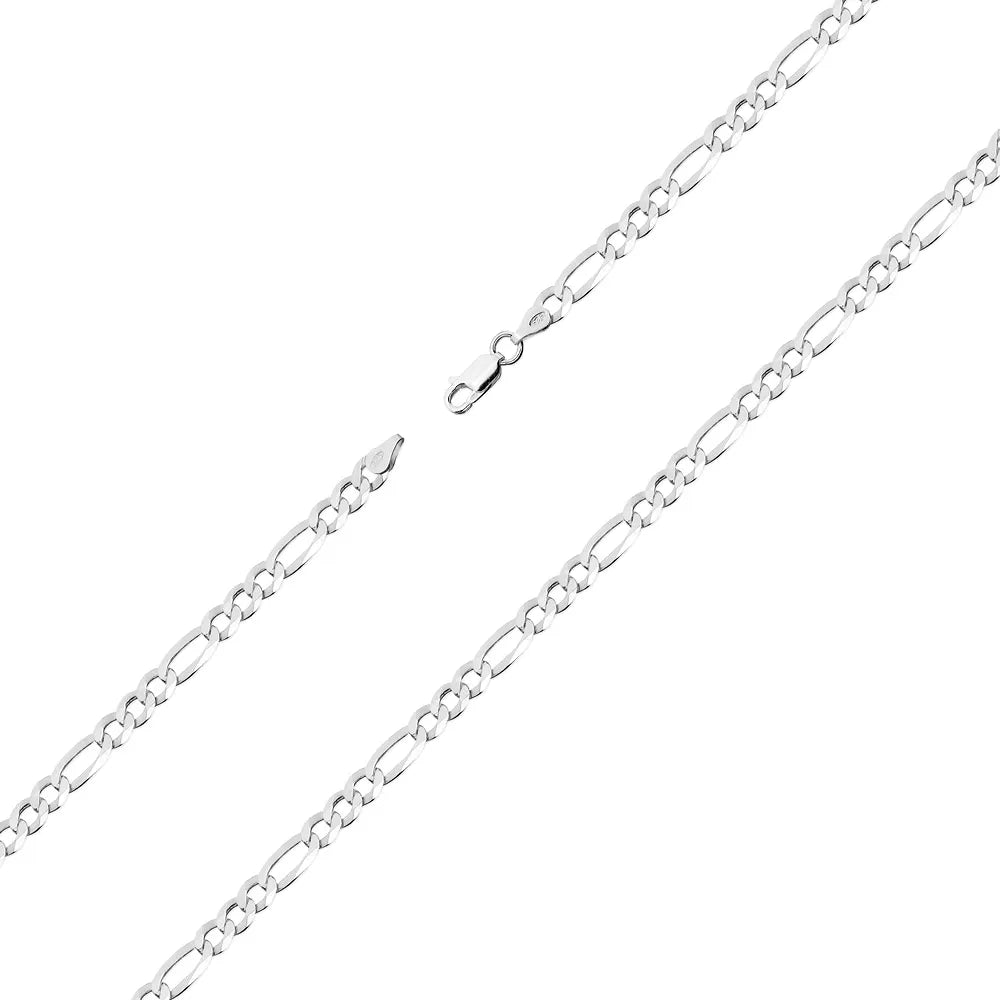 Herren-Silber-Figaro-Kette 5,0 mm L099 925