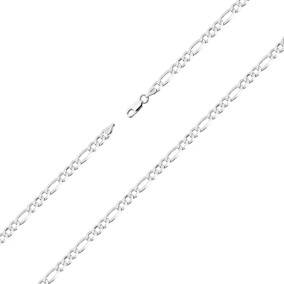 Herren-Silber-Figaro-Kette 5,0 mm L099 925