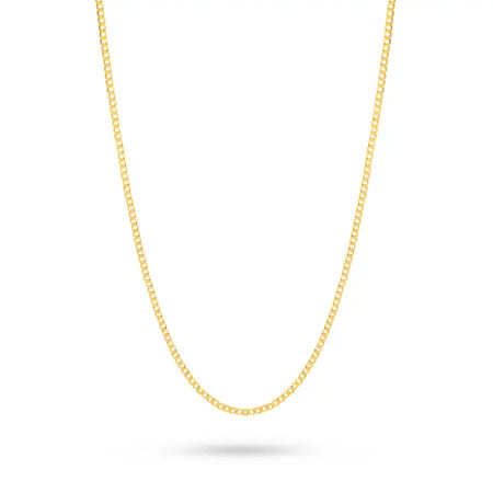 8k-gold-diamond-cut-curb-chain-l154