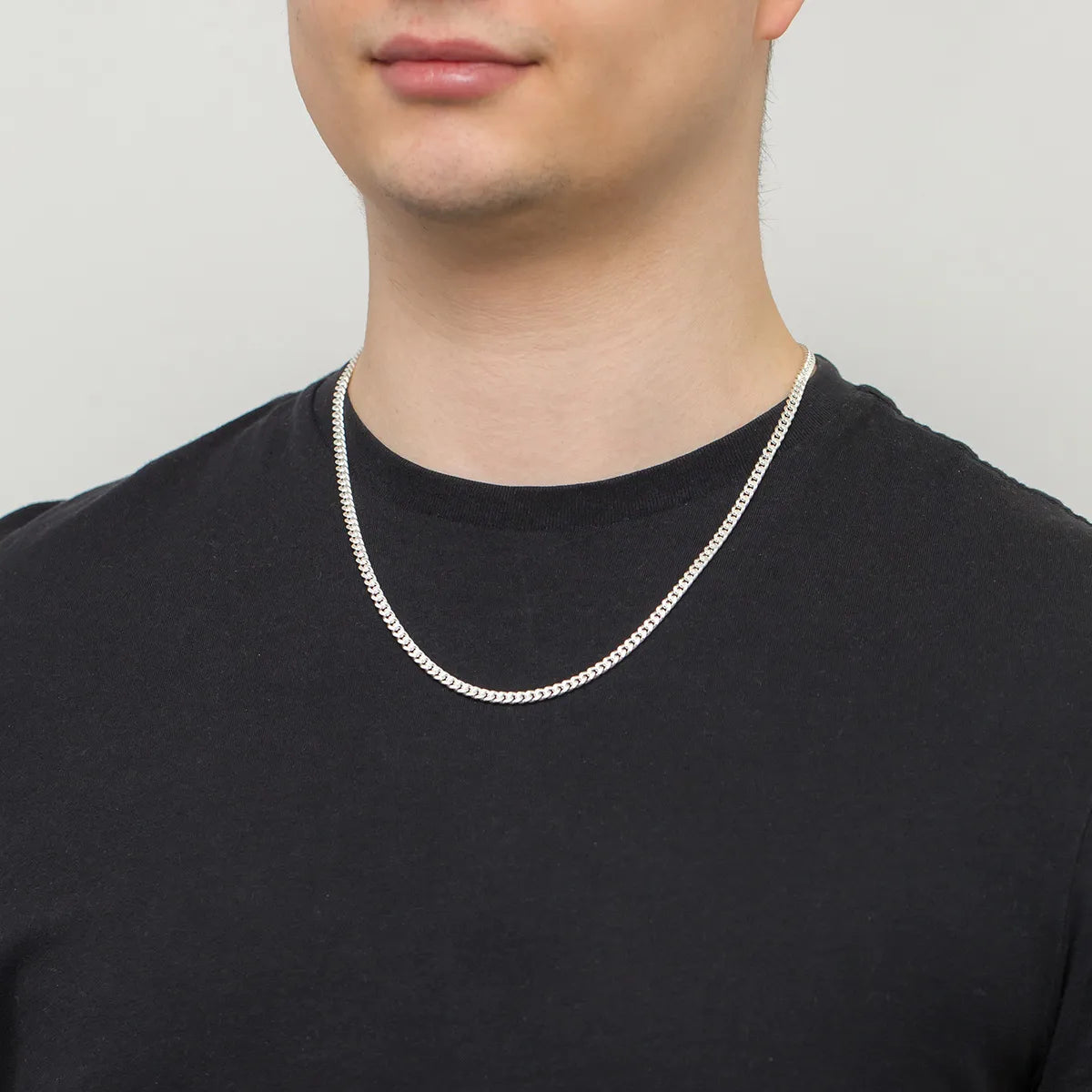 Herren-Silberpanzerkette 4,2 mm L218 925