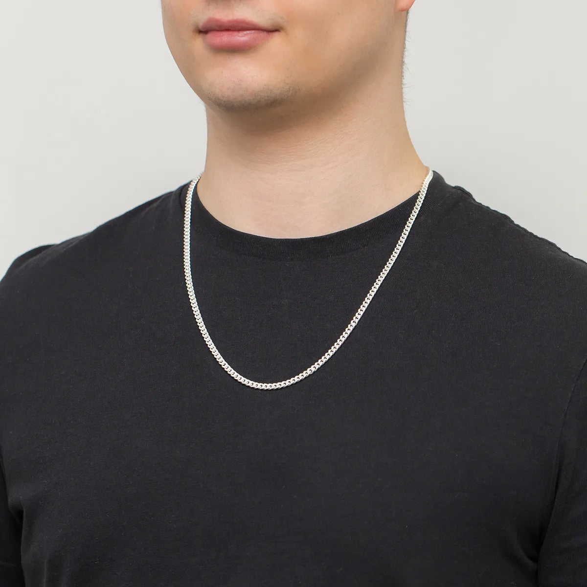 Herren-Silberpanzerkette 4,2 mm L218 925