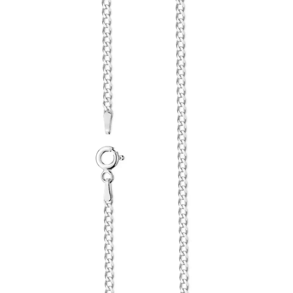 Herren-Silberpanzerkette 2,2 mm L220 925