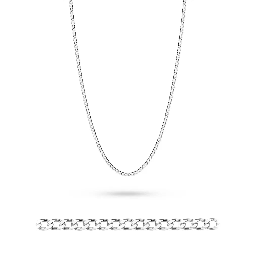 Herren-Silberpanzerkette 2,2 mm L220 925