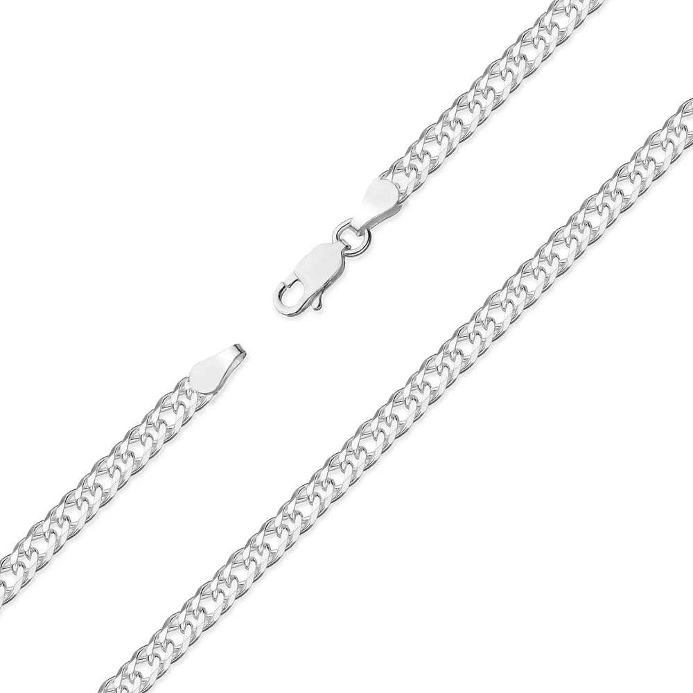 Herren-Silberpanzerkette 5,1 mm L230 925