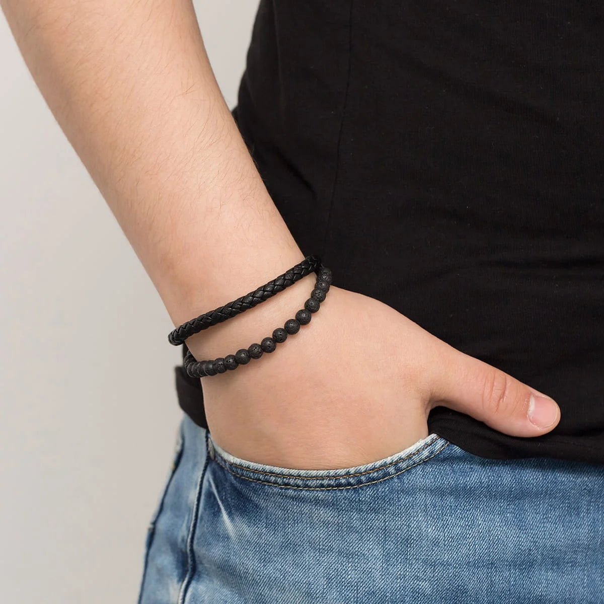 Herren-Lederarmband-bs015
