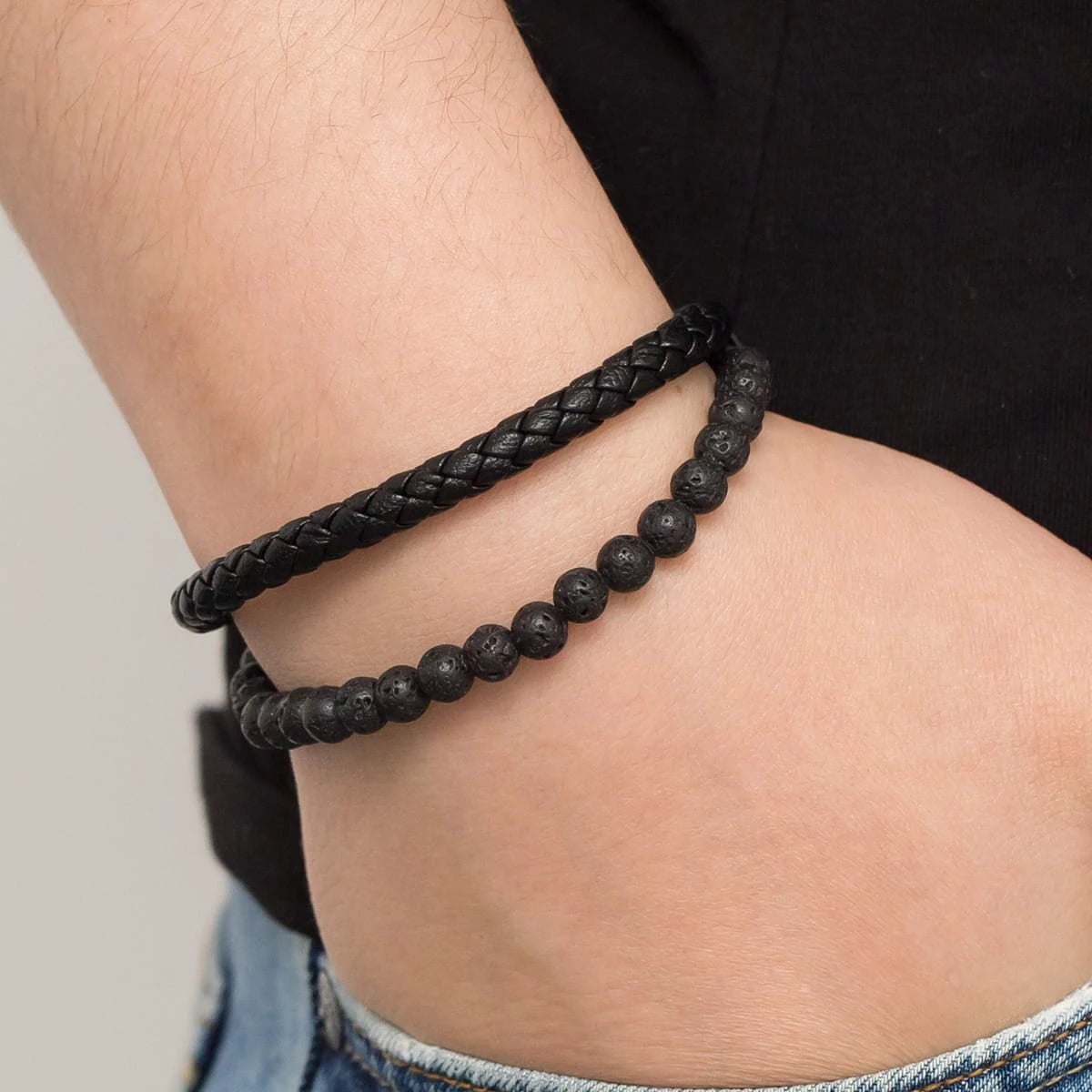 Herren-Lederarmband-bs015