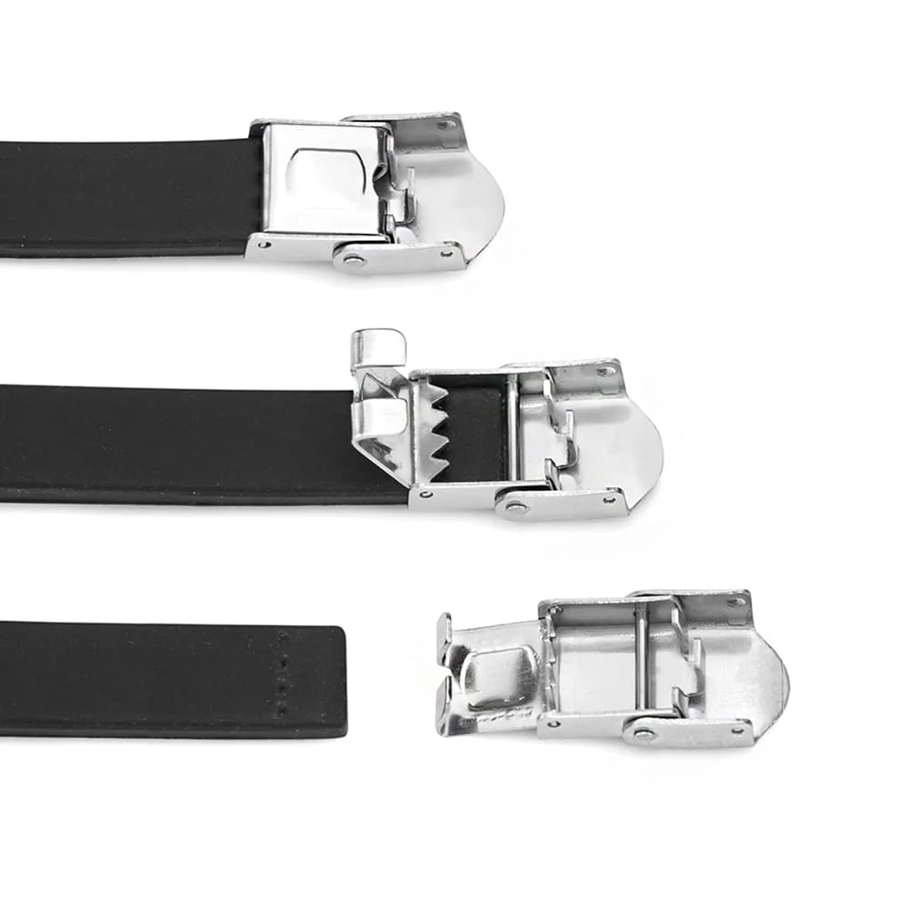 Herren-Leder- und Stahlarmband zum Gravieren 10 mm BS010