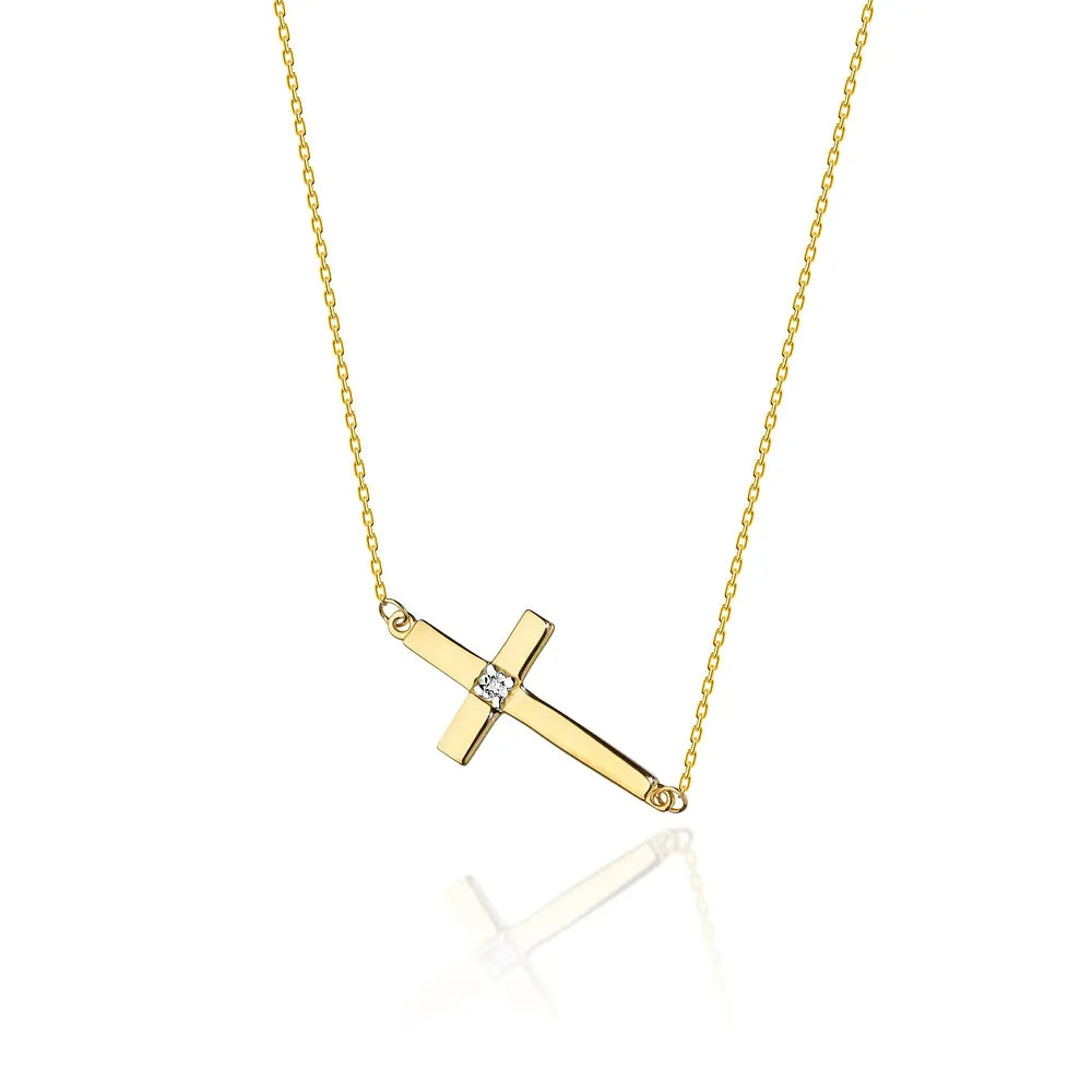 gold-necklace-with-0-005ct-diamond-n0027-diw-01