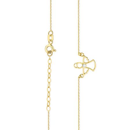 gold-necklace-with-diamond-angel-n0044