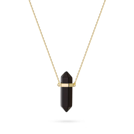 gold-plated-silver-necklace-with-onyx-n182-925-czz