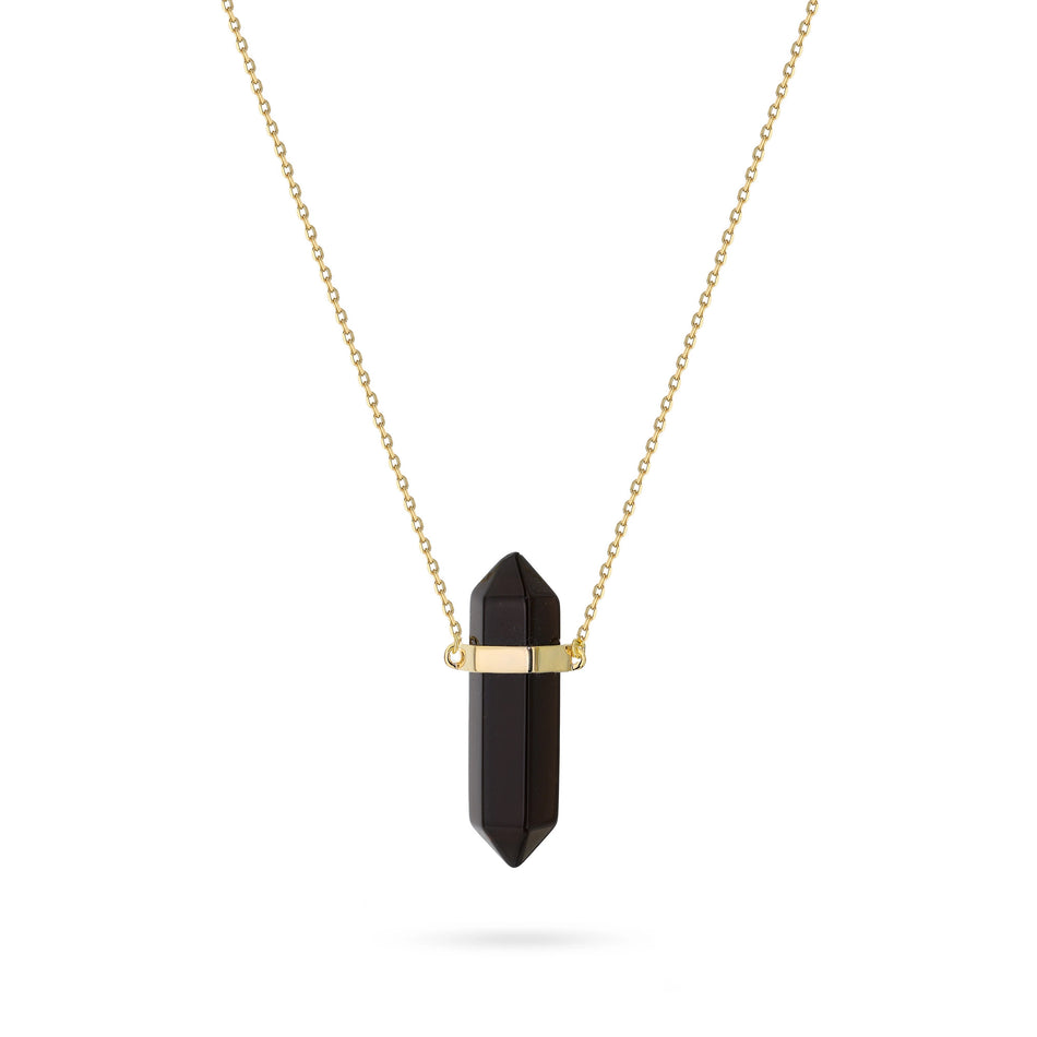gold-plated-silver-necklace-with-onyx-n182-925-czz
