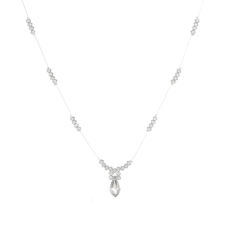 silver-wedding-necklace-with-crystal-nw009