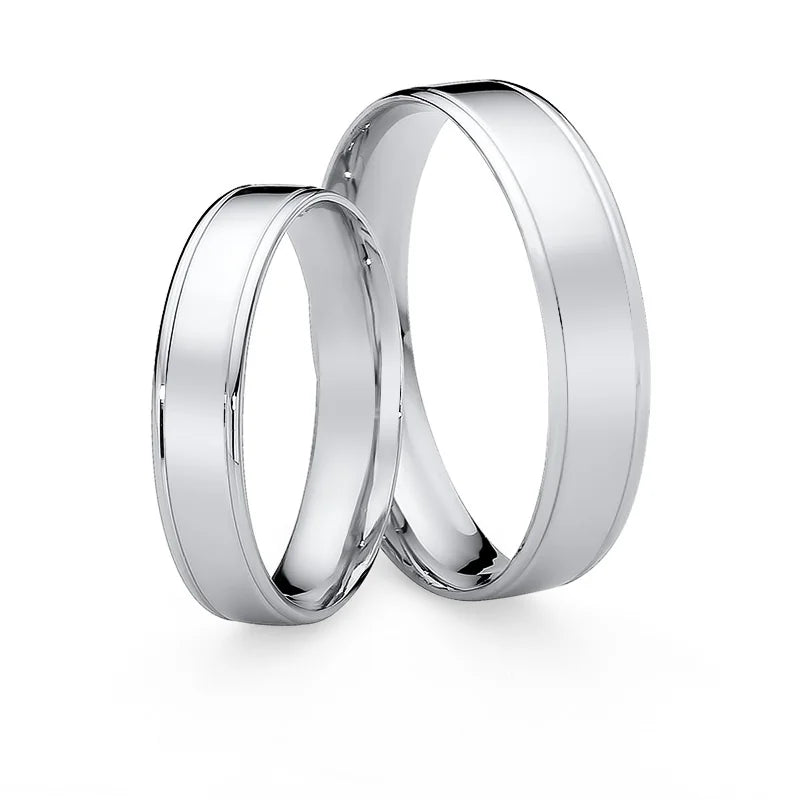 Weißgold Eheringe 4mm