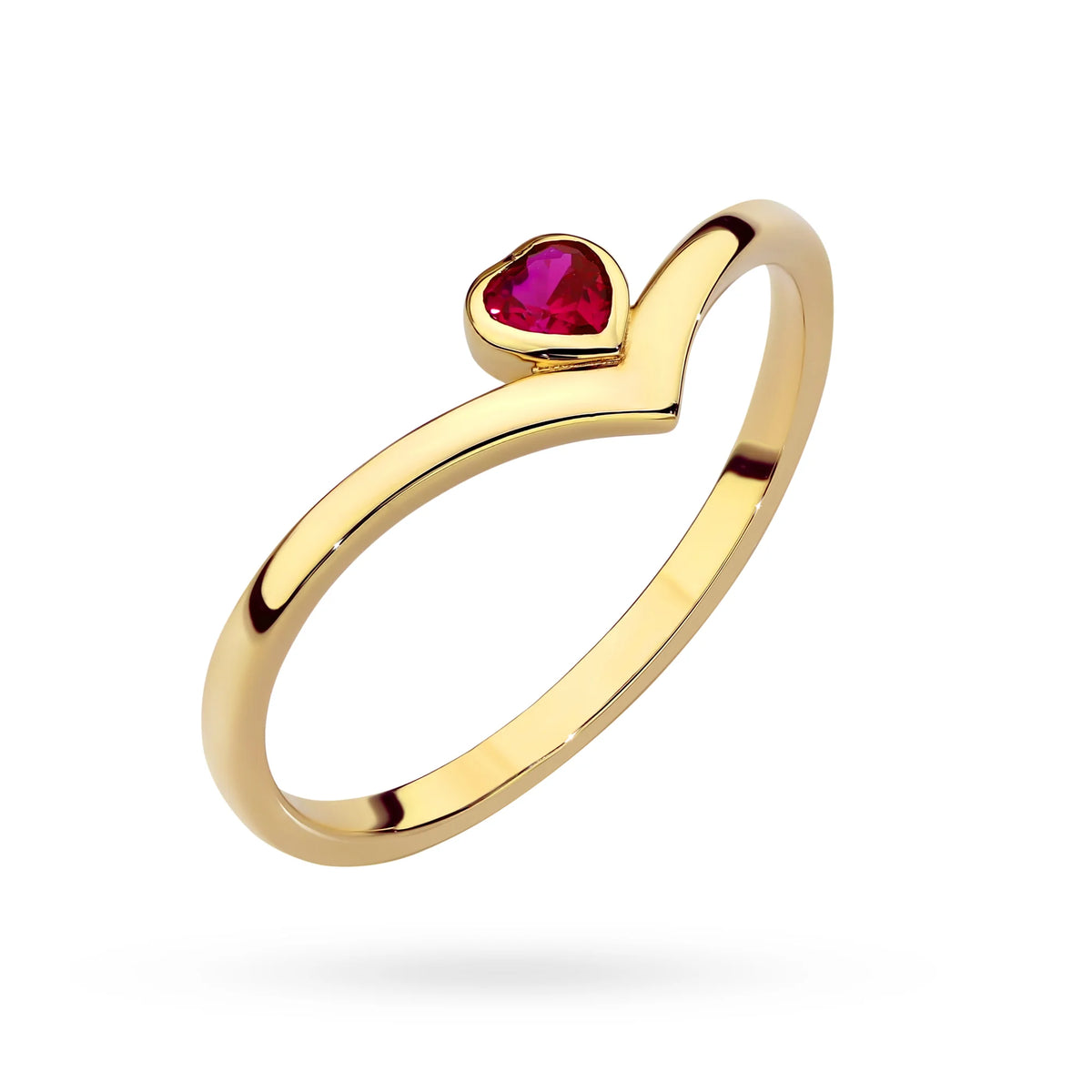 Ring aus 585er Gelbgold mit Zirkonia