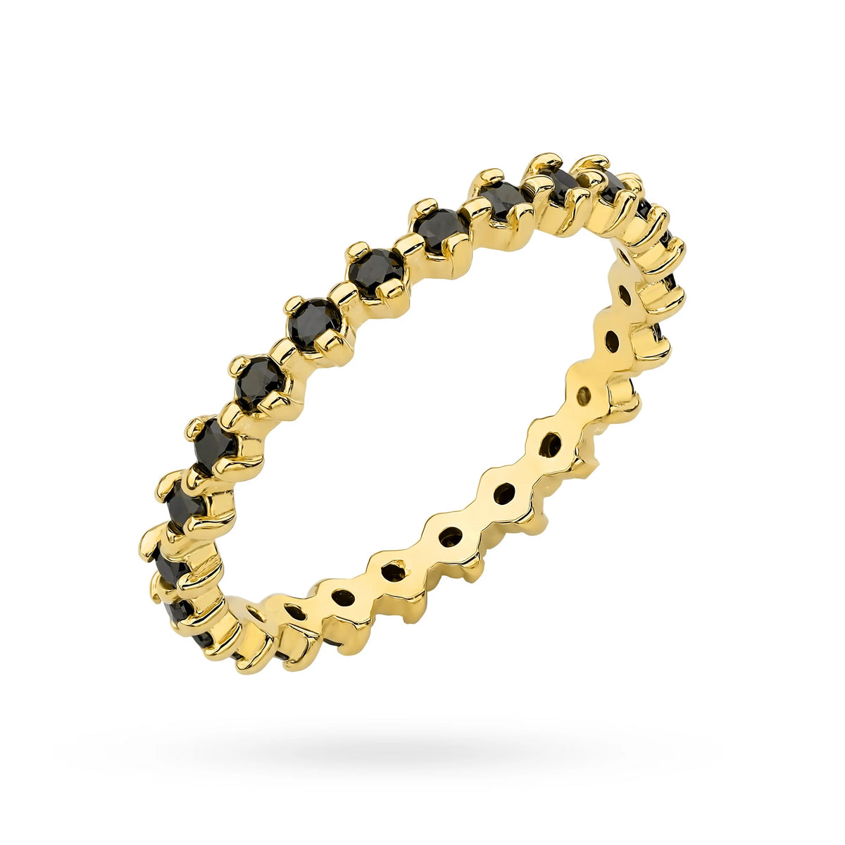 Ring aus 585er Gelbgold mit Zirkonia