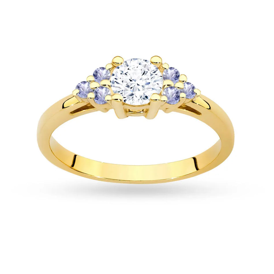 gold-ring-with-white-sapphire-and-tansanites-p127