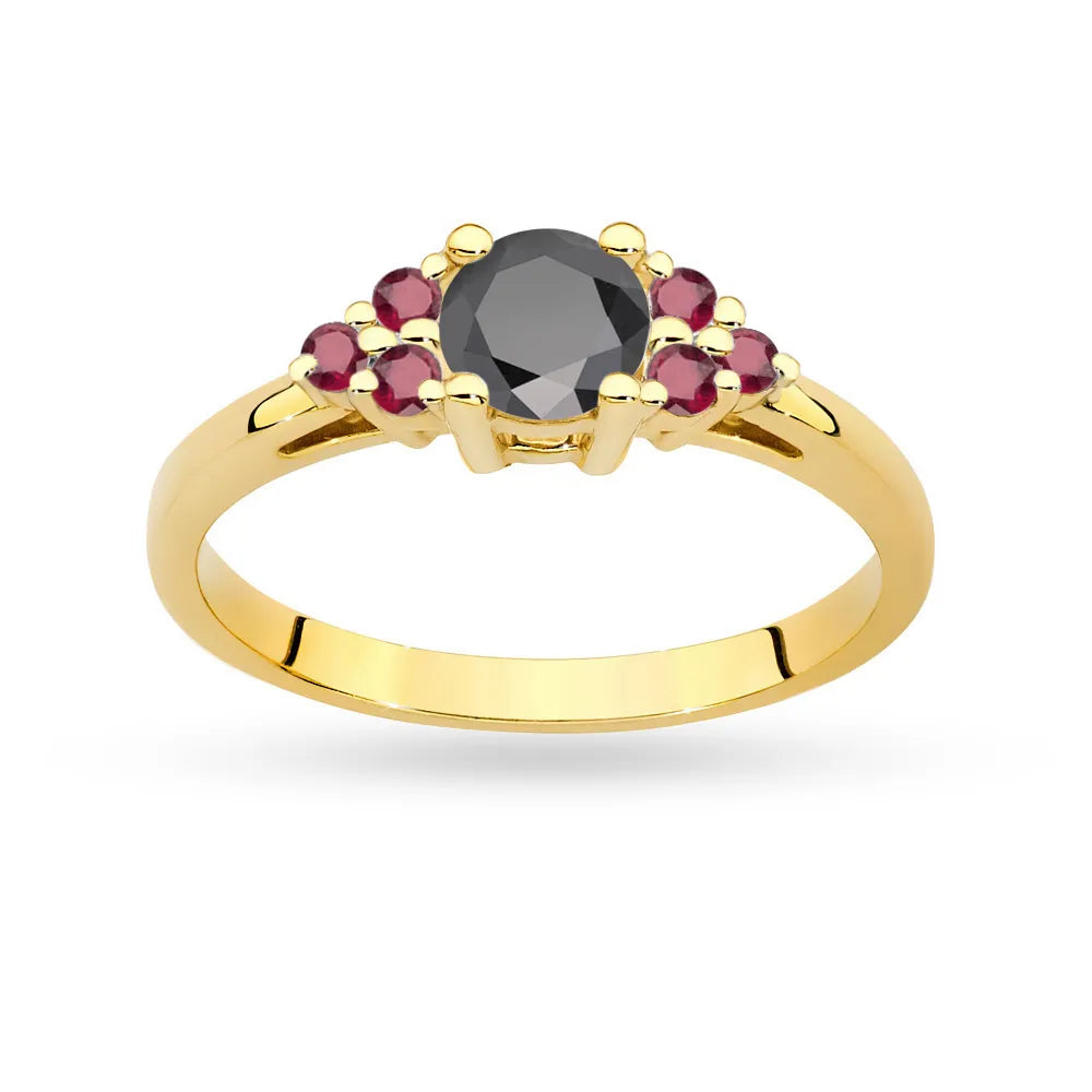 gold-ring-with-black-diamond-and-rubies-p127