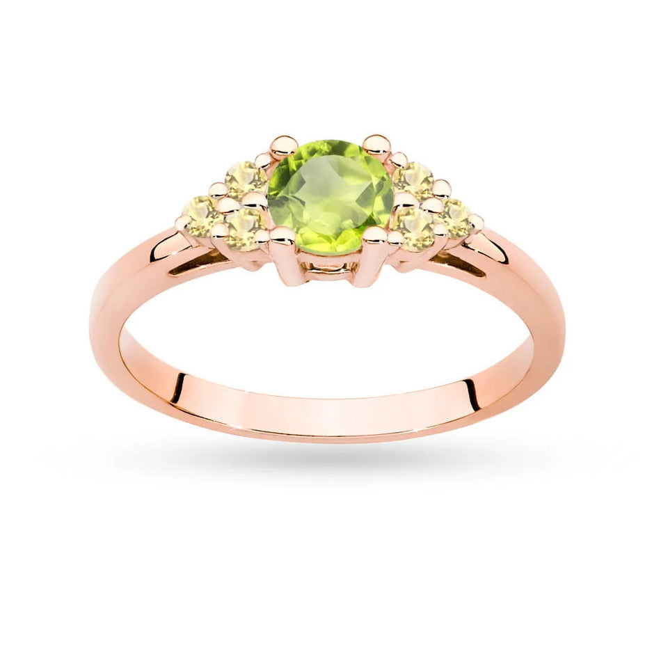 gold-ring-with-olivine-and-bronze-diamonds-p127