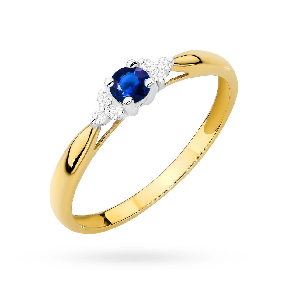 8k-gold-ring-with-dark-blue-and-white-zirconia-p180-333-g