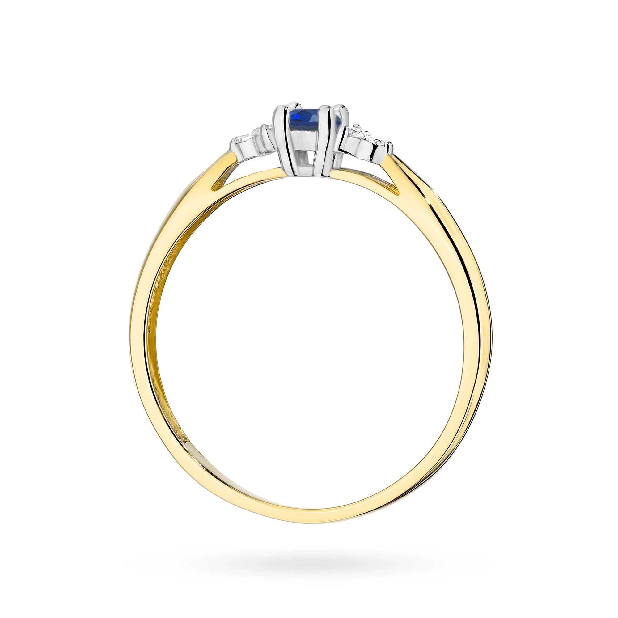 8k-gold-ring-with-dark-blue-and-white-zirconia-p180-333-g