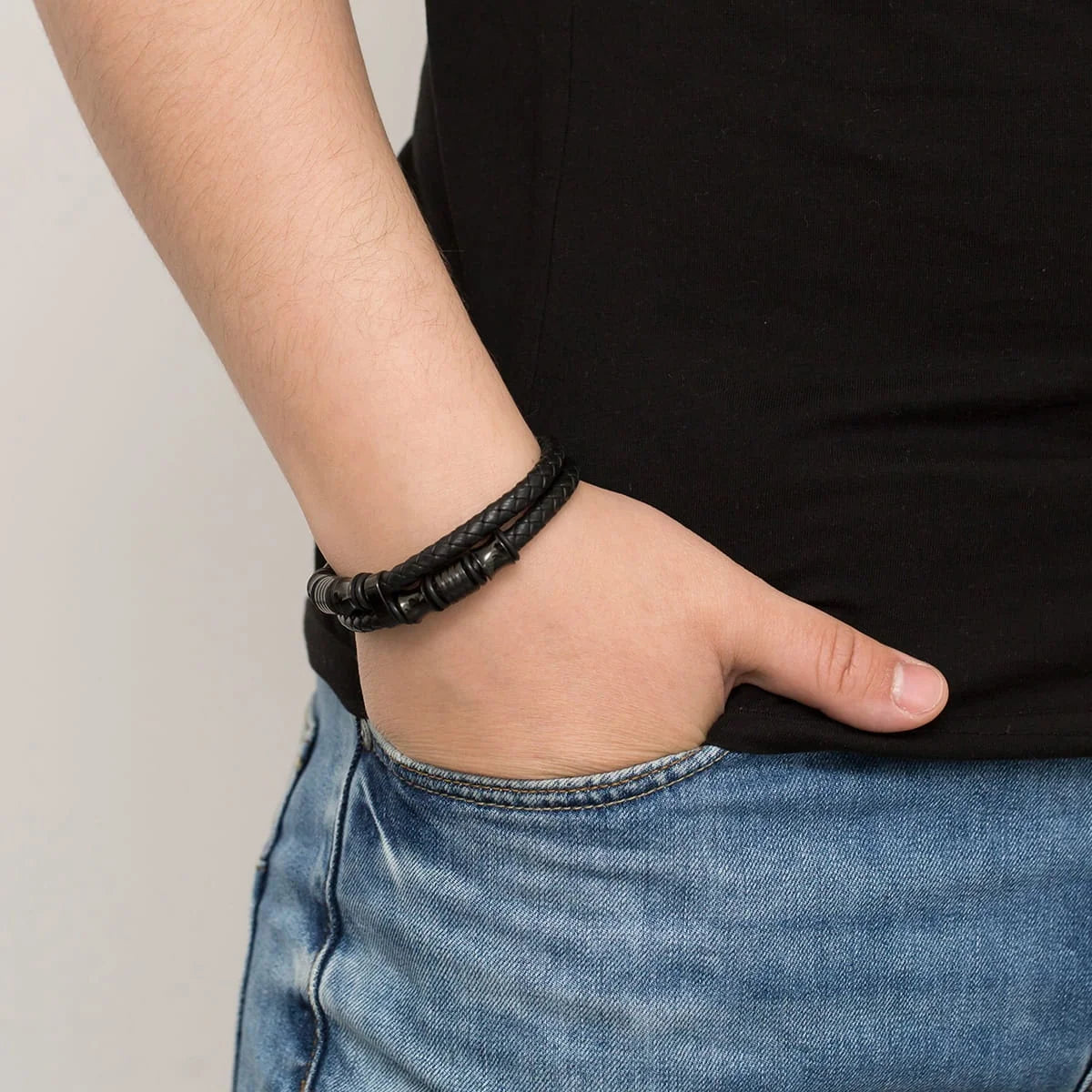 Herren-Lederarmband-bs023