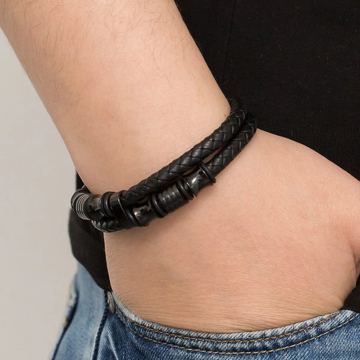 Herren-Lederarmband-bs023
